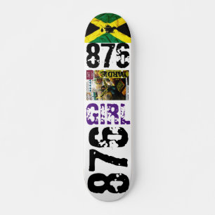 876 JMTJAMAICA 7 3/4" Skateboard Deck