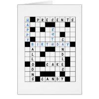89e anniversaire, Crossword Puzzle