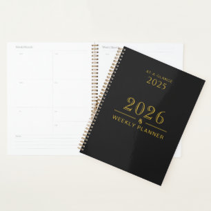 8,5 x 11 Planificateur hebdomadaire 2025-26 pour l