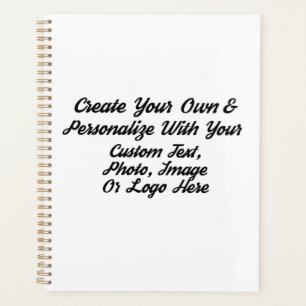 8,5 x 11 Planificateur mensuel, année personnalisé