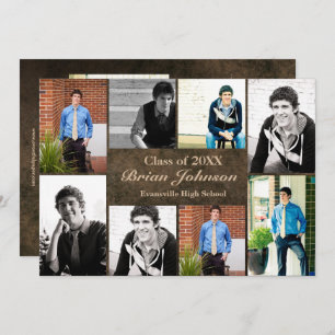 8/9 Photos Cuir - Faire-part de diplôme