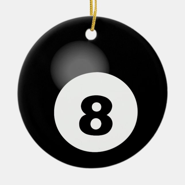 8 Balle à deux côtés Ornement rond (Devant)