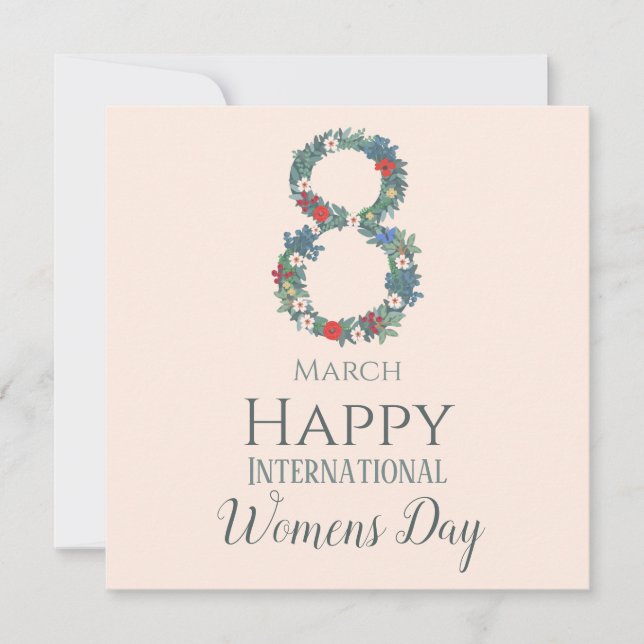 8 mars Journée internationale des femmes (Devant)