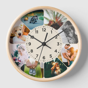8 Photo Arrondi Horloge Tan