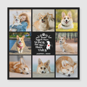 8 Photo Collage Perte de chien Souvenir Carte magn