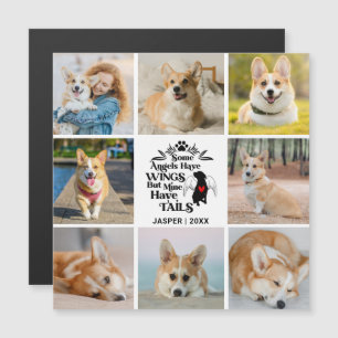 8 Photo Collage Perte de chien Souvenir Carte magn