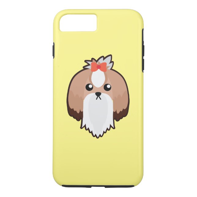 8 Plus/7 Plus Coque iphone de Petory Shih Tzu (Dos)