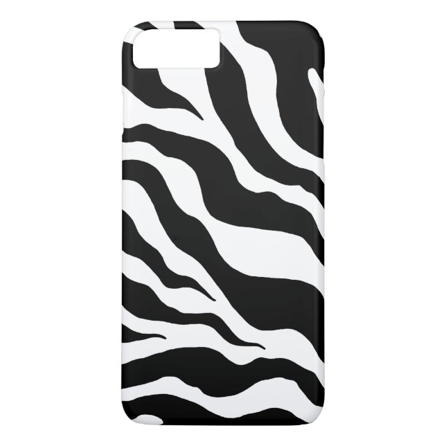 8 Plus/7 Plus Coque iphone Poster de animal Zebra (Dos)