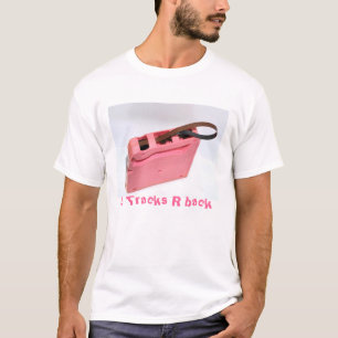 8 voies R soutiennent le T-shirt rose de cartouche