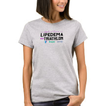 8e T-shirt Lipedema Triathlon Grey clair