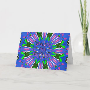 8ème carte d'anniversaire