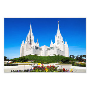8X10 Photo du temple San Diego LDS