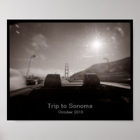 8x10 - Voyage à Sonoma Poster