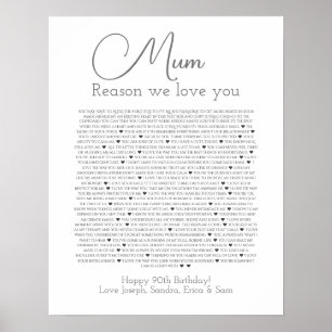 90 choses que nous aimons à propos de vous poster