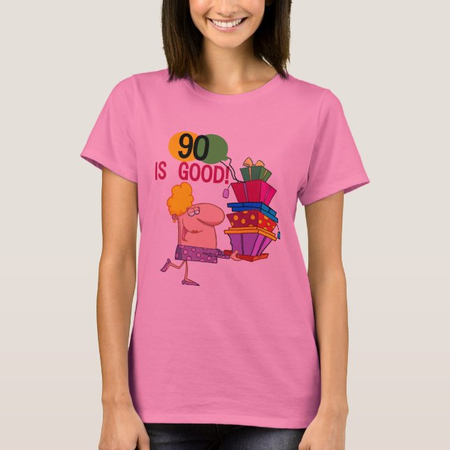 90 est Bon Anniversaire Tshirts et cadeaux (Devant)
