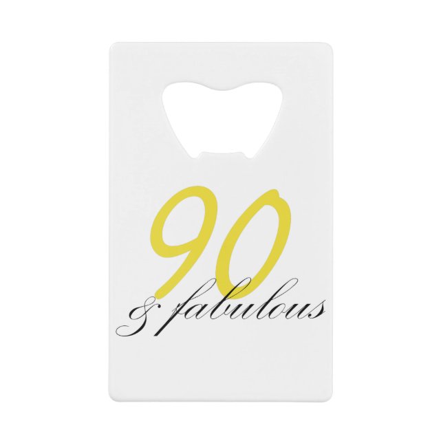 90 et fabuleux (Devant)