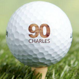 90e anniversaire balles de golf 90 ans golfer cade