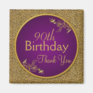 90e anniversaire Merci Magnet cadeau