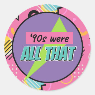 90s Étaient Tout Ce Sticker, Sticker 90s, Décor 90