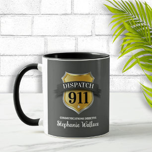 911 Dispatch Operator Personalized Coffee Mug