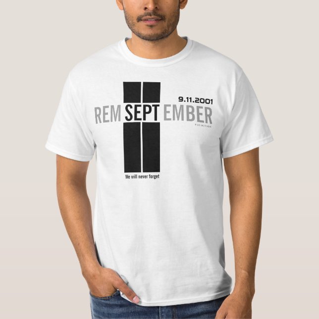 911 rappelez-vous le T-shirt du 11 septembre (Devant)