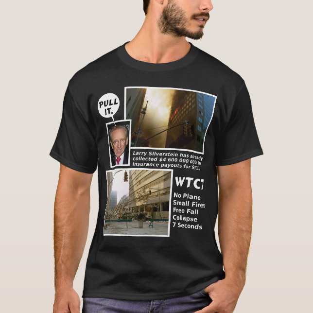 911 traction de la vérité WTC7 il T-shirt foncé (Devant)