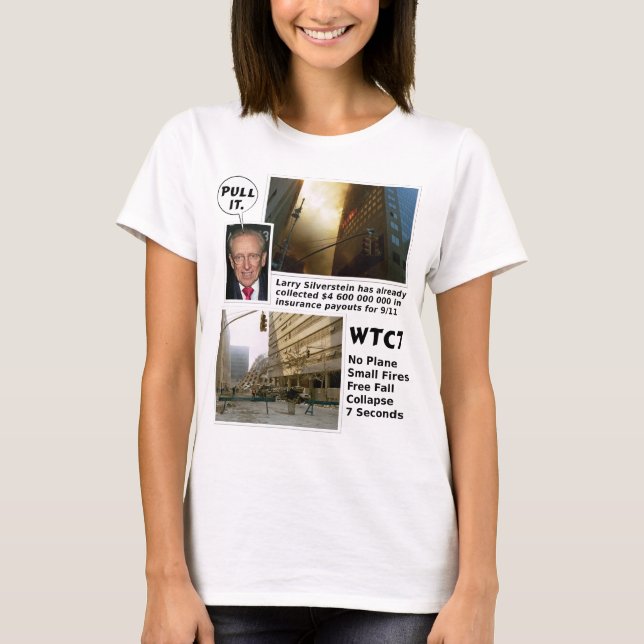 911 Vérité WTC7 Tshirt It (Devant)