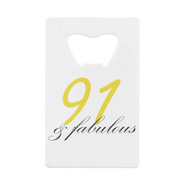 91 et fabuleux (Devant)