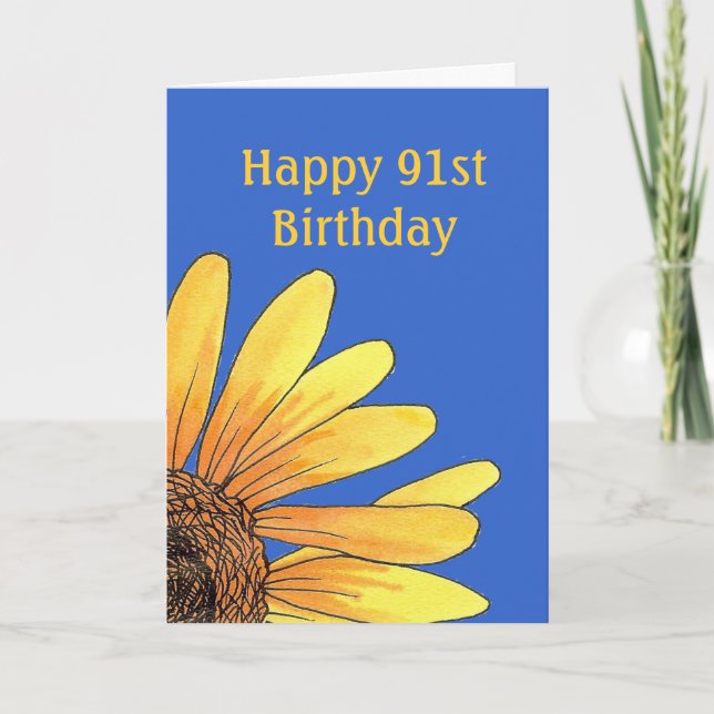 91e carte d'anniversaire (Devant)