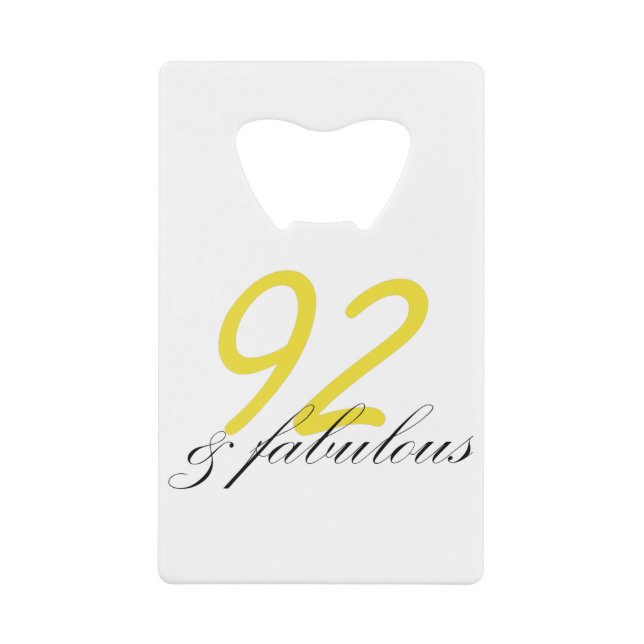 92 et fabuleux (Devant)