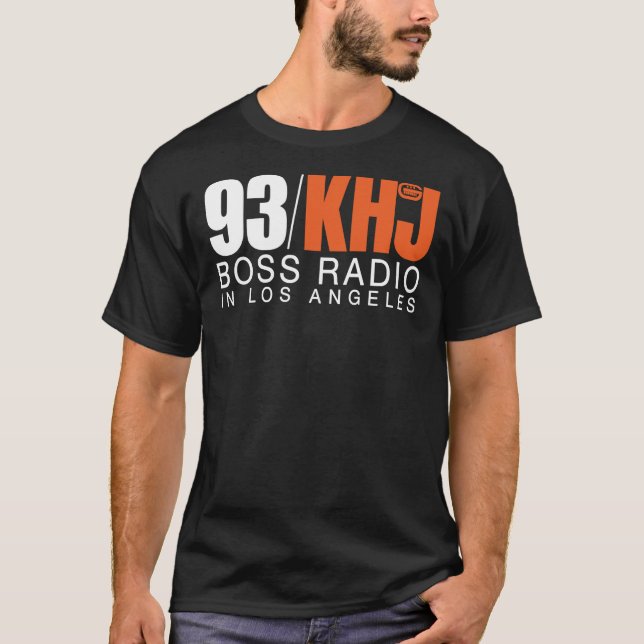 93 KHJ Boss Radio Classic T-Shirt (Devant)