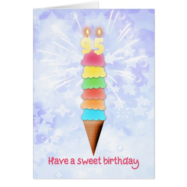 95e anniversaire crème glacée géante (Devant)