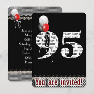 95e anniversaire Invitation