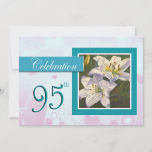 95e anniversaire Invitation à la fête de célébrati