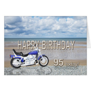 95ème anniversaire avec moto