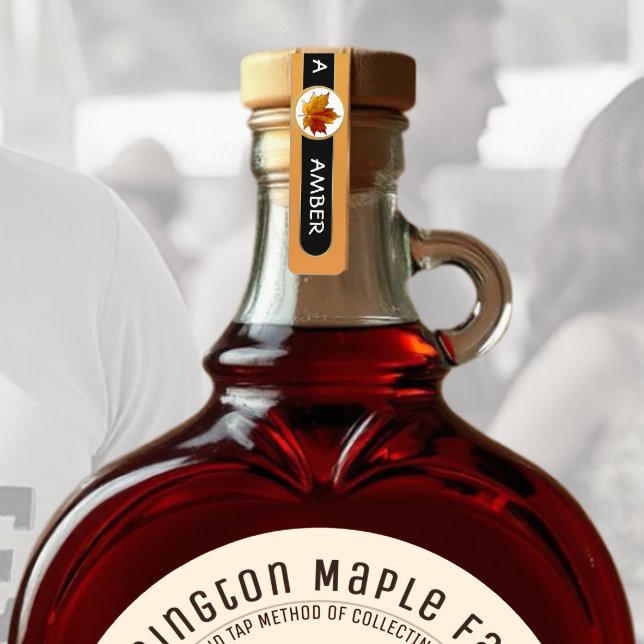 96 GRADE DE Sirop D'Érable Un étiquette de l'AMBER (Créateur téléchargé)