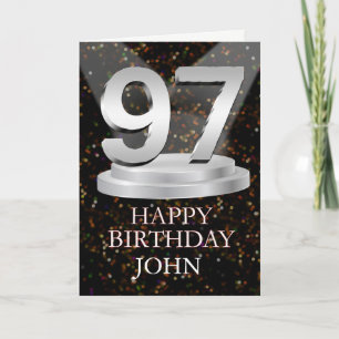 97th Birthday Spotlights Ajouter une carte de nom