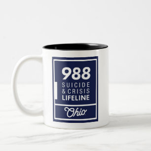 988 Mug de logo vertical