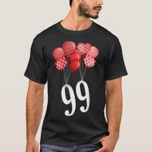 99 Ballons rouges - Peace Love 80s T-shirt classiq