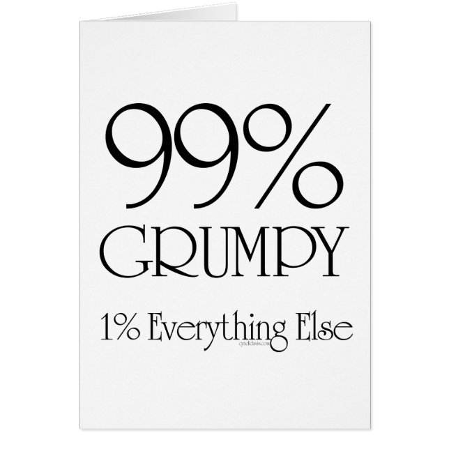99% grincheux (Devant)