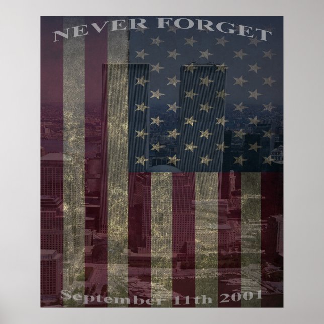 9/11 Never Forget - Poster (Devant)