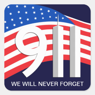 9/11 Septembre 11 - N'oubliez jamais Stickers