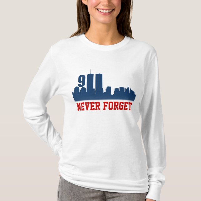 9/11 WTC - N'oubliez jamais les T-shirts (Devant)