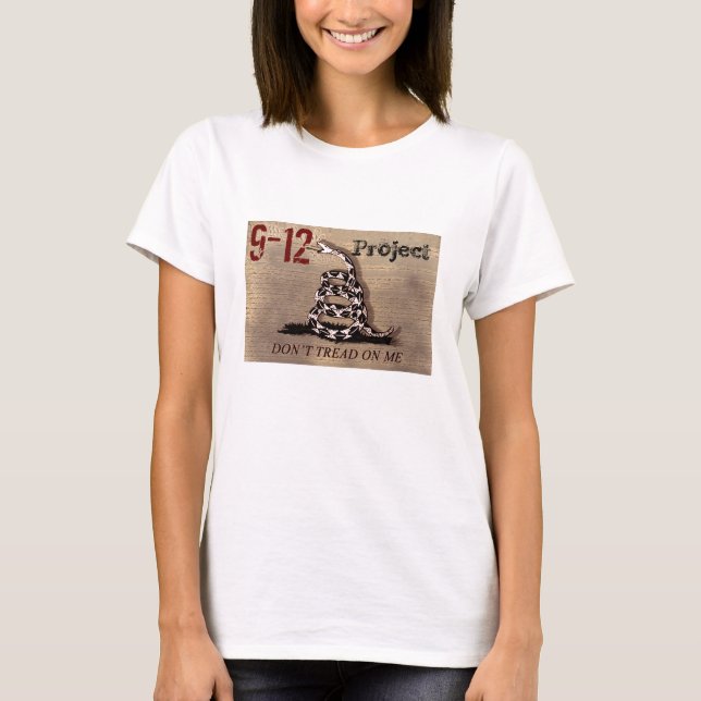 9-12 ne marchez pas sur moi le T-shirt (Devant)