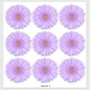 9 autocollants Kiss-Cut à fleurs d'oeillet d'Inde 