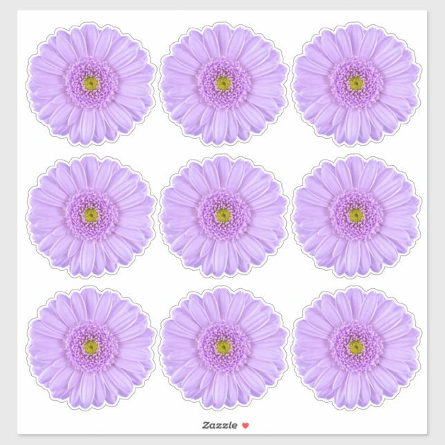 9 autocollants kiss-cut en forme de fleur de gerbe (Feuille)