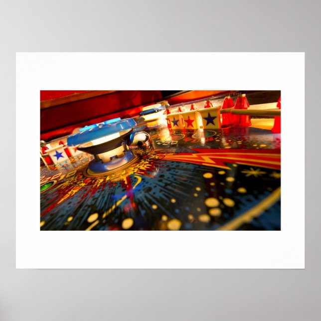 9 Ball Zap ! Poster Pinball (Devant)