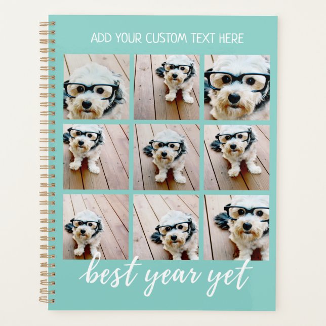 9 Collage De Photo Texte Facultatif — Meilleure An (Devant)