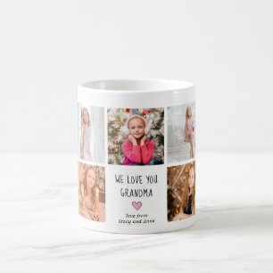9 Petits-enfants Photo We Love You Grand-mère Mug