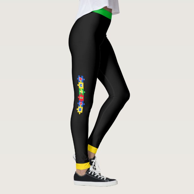 # 9 Sensibilisation à l'autisme - Leggings (Droite)
